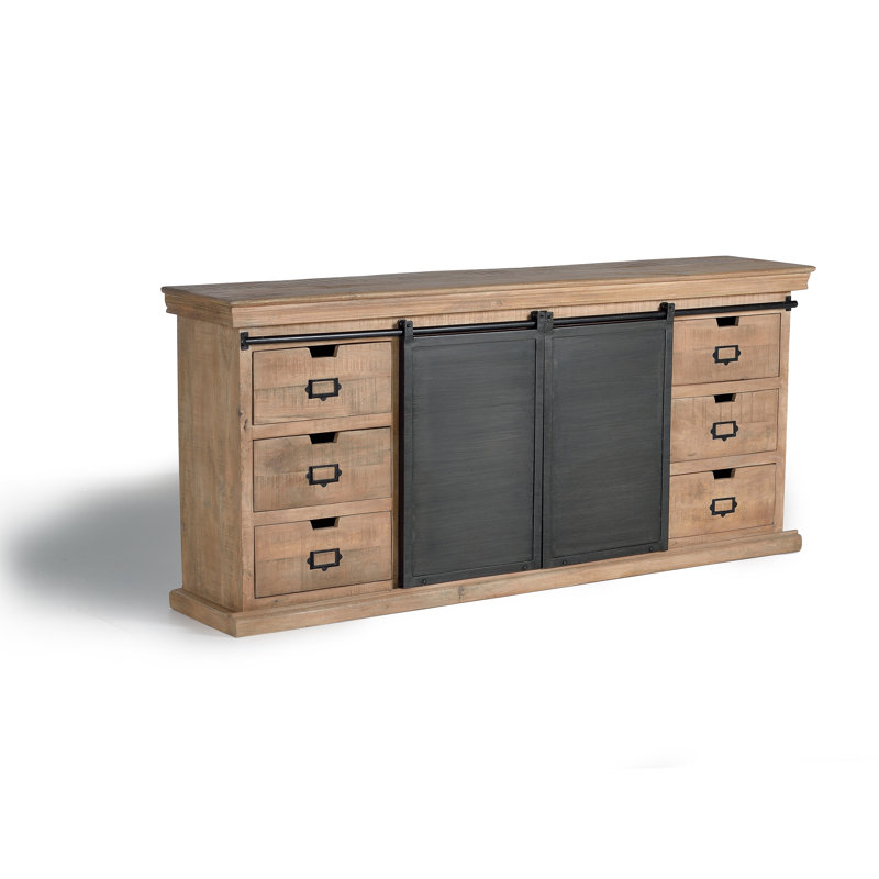 Miron 190cm Solid Wood Sideboard