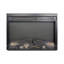 Foyer électrique encastré, 58 cm (23 pouces), chauffage ultramince, flamme réaliste, bûches, télécommande, minuterie, protection contre la surchauffe, certification UL, puissance de 1400 W, 5000 coups par heure, 11 réglages de température.