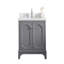 Grand meuble-lavabo de comptoir en marbre d'ingénierie avec robinet Carrara-36803135-36803136