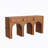 60" Solid Wood Console Table with Drawers