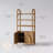 3-Tier Arched Solid Wood Vertical Bookshelf-100829927