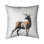 Abstract deer - 20"x20" Throw pillow cover - Poly twill - Print on demand