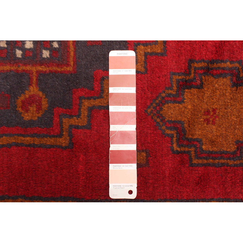 Rizbaft Red Rug 3'6" x 6'4"