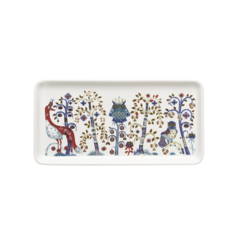 Iittala Taika plate rectangle 4.72 x 9.45" white