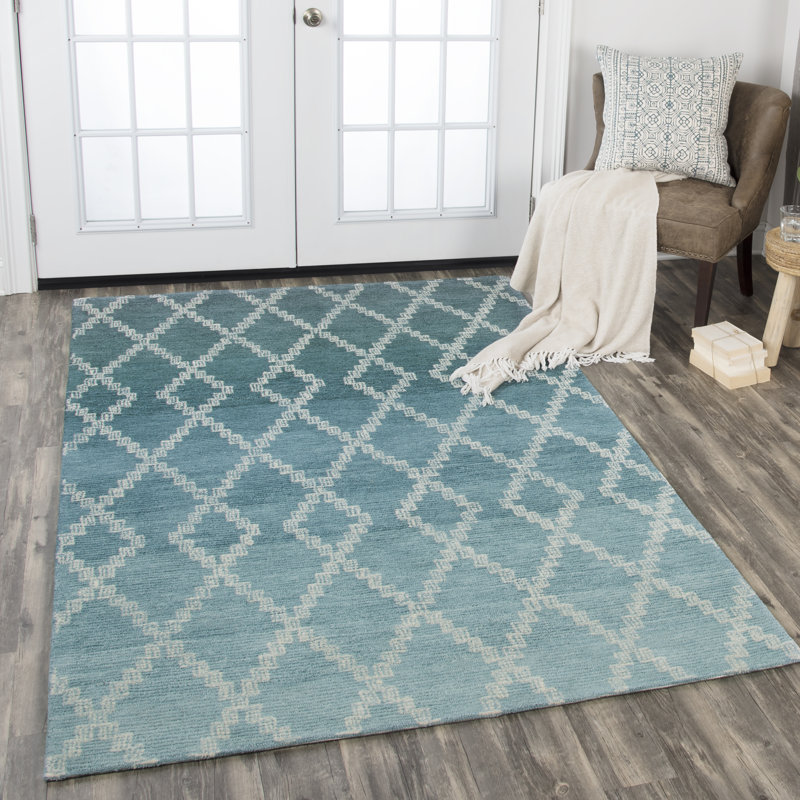 Roberts Wool Geometric Indoor Rug, Rectangle 8' x 11'