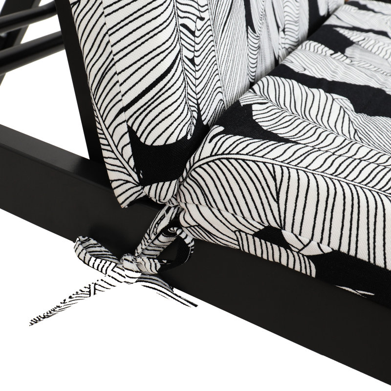 2 Pcs Poolside Chair Cushion , 75" X 22.8" 2", , Comfortable Sponge Filling, Fixed Ties, Simple Maintenance, Multicolor Options Chaise Lounge Cushions Pcs, 75"X22.8"X2", Water-Repellent Fabric, High