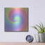 «Pastel Rainbow Swirl» par Art Licensing Studio, art mural en métal-1633246791