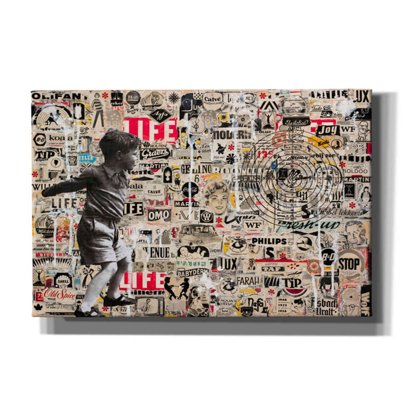 'Target' by DB Waterman, Canvas Wall Art, 40" H x 60" W x 1.5" D