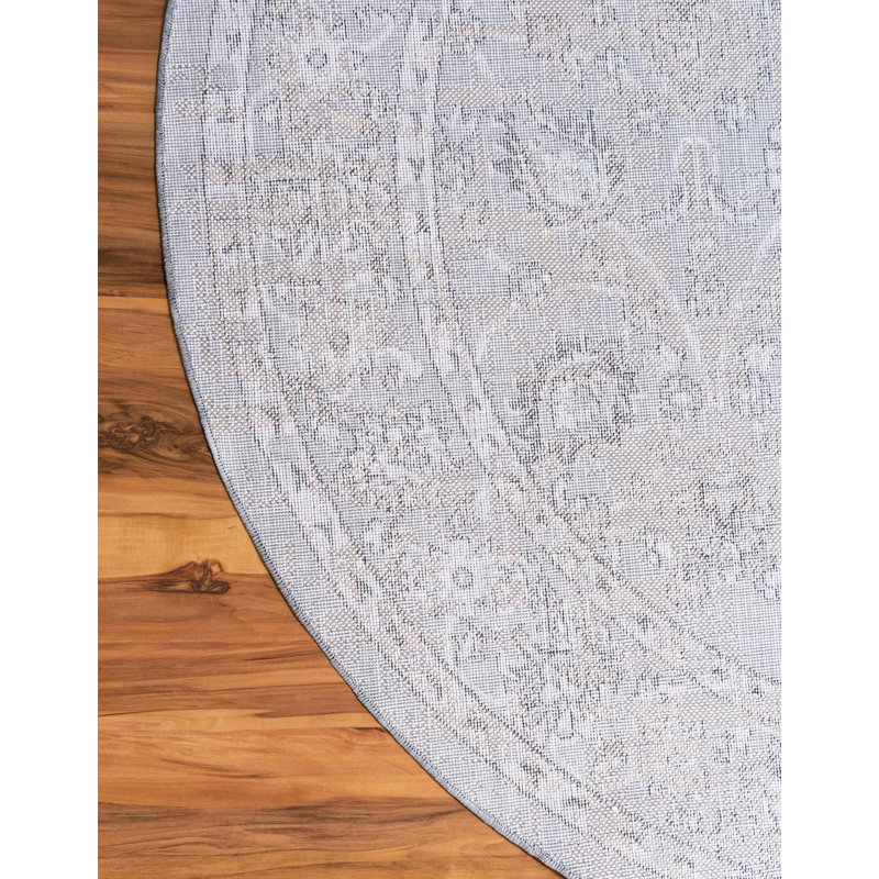 Tapis gris Clevinger, Rond 7 pi 10 po