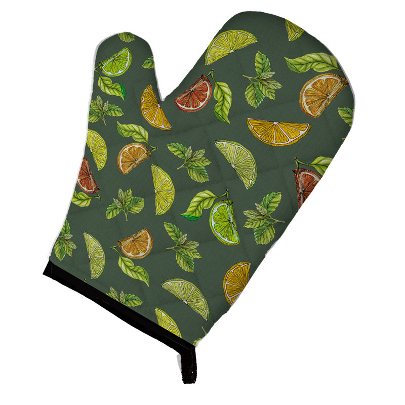Le four à caroline citrons, limes et oranges de couleur de trésors, Vert / Jaune