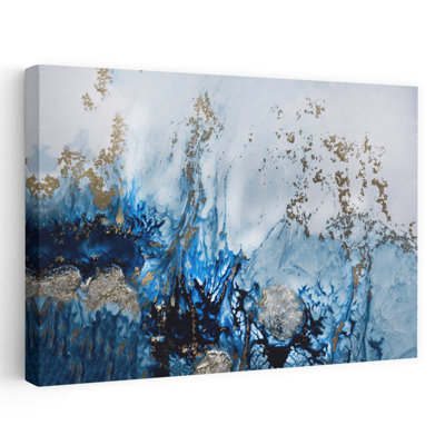 «Underwater - G doucement Drifting Abstract Fish Coastal Landscape», art mural