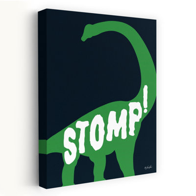Stomp! - Art contemporain Sauropod vert