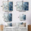 Bleu et gris sur une branche I - art mural bleu-376094745-376094746-376094750