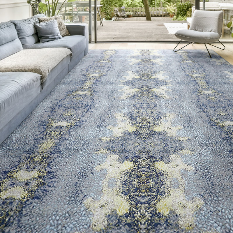 Floral Area Rug, Rectangle 10' x 14'