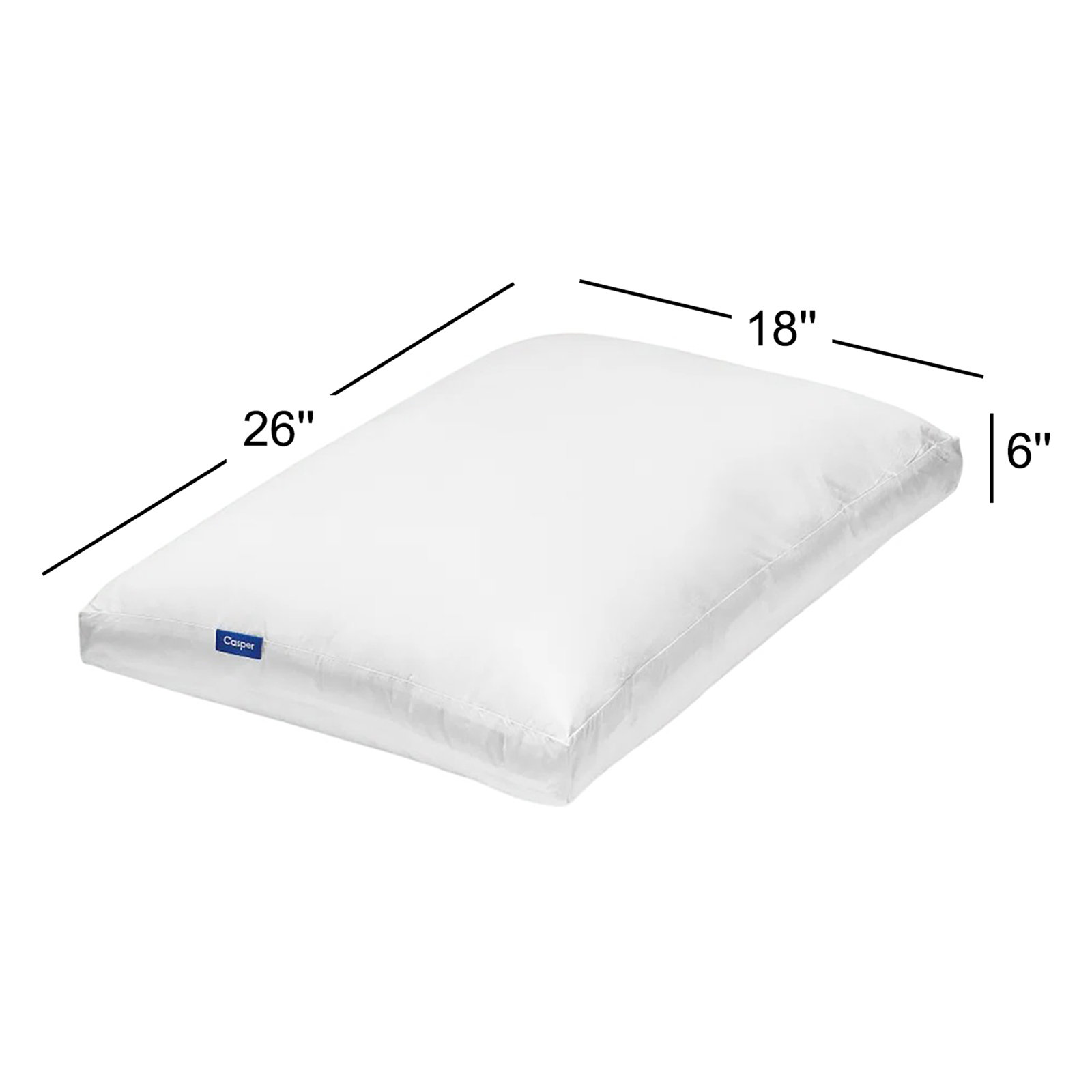 Casper Sleep Original Collection Medium Pillow, Standard, 2