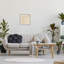 "Contemporary Contemporary Beige Scribbles" encadré sur bois par Leah Straatsma, impression-93873644-93873640