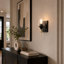 1 - Light Dimmable Armed Sconce-1104975556
