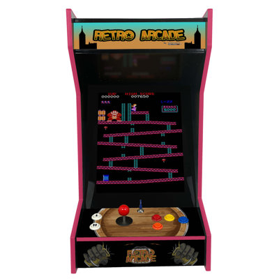 Tabletop Arcade Machine with 19" Monitor and 516 Retro Games - Fully Assembled