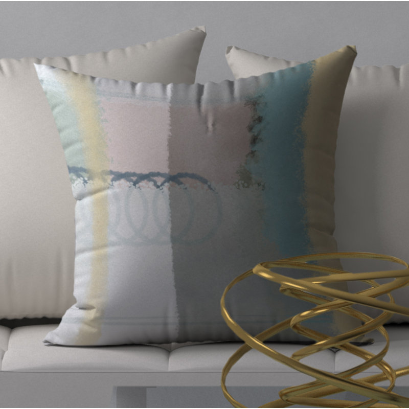 Housse de coussin décorative carrée experte Victor, 24 po x 24 po