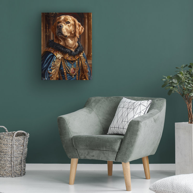 Œuvre bolognaise, Labrador Mom, H 14 po x l 19 po