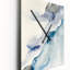 Sapphire Blue Nebula IX - Abstract Liquid Ink Wall Clock Oversized-1914401716