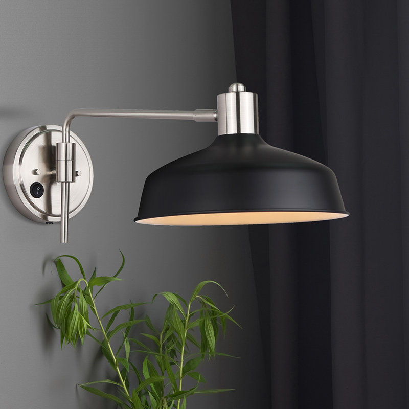Bello Steel Swing Arm Sconce
