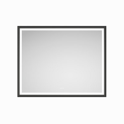 60 X 48 Inch LED Bathroom Mirror With Aluminum Frame, Wall Mounted Vanity Mirror, Anti-Fog, Memory, 3 Colors, Stepless Dimmable