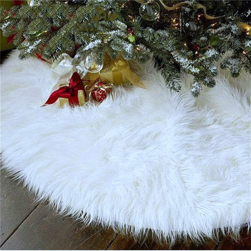 Faux Fur Tree Skirt