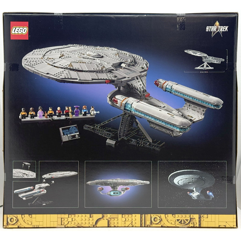 LEGO Icônes Star Trek: U.S.S. Ensemble de construction d'entreprise NCC-1701-D, 3600 PCS, 18+