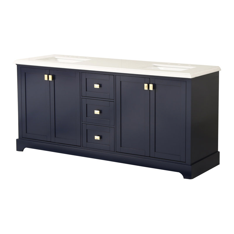 Meuble-lavabo pour meuble-lavabo, Bleu marine