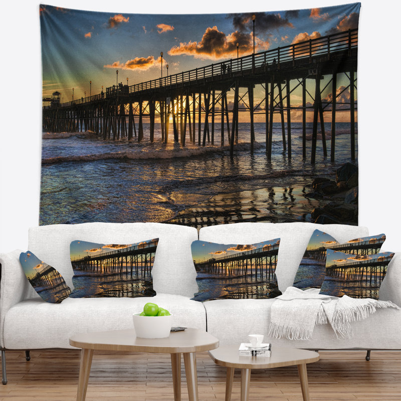 Tapisserie Seascape, H 50 po x l 60 po