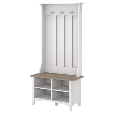 Hall Tree 31.73'' Wide with Bench and Shoe Storage