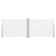 Dakota Fields 1000cm W x 1cm D Glass White Cover Retractable Window Awning