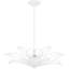 Luminaire suspendu blanc sable 3 lumières Kersten
