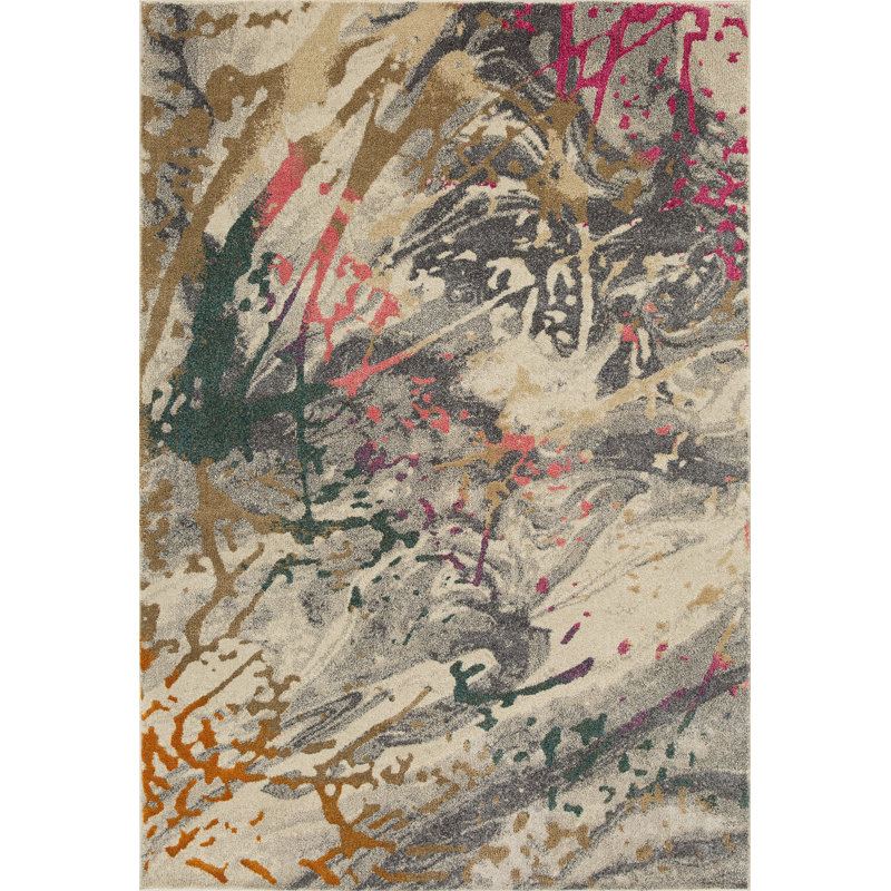 Craner Abstract Area Rug, Rectangle 160 x 235cm