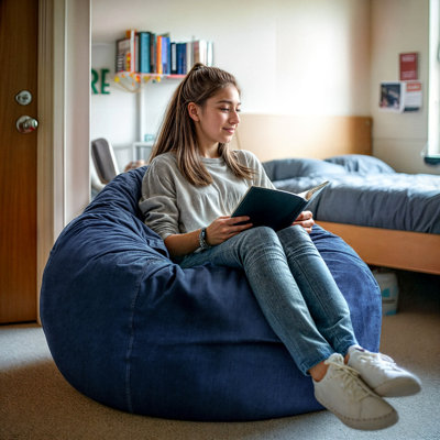 Classic Refillable Cotton Bean Bag Chair