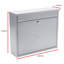 Elegance Wall Mounted Galvanised Steel Lockable Weatherproof Post Box - 36x31x10cm-64111945