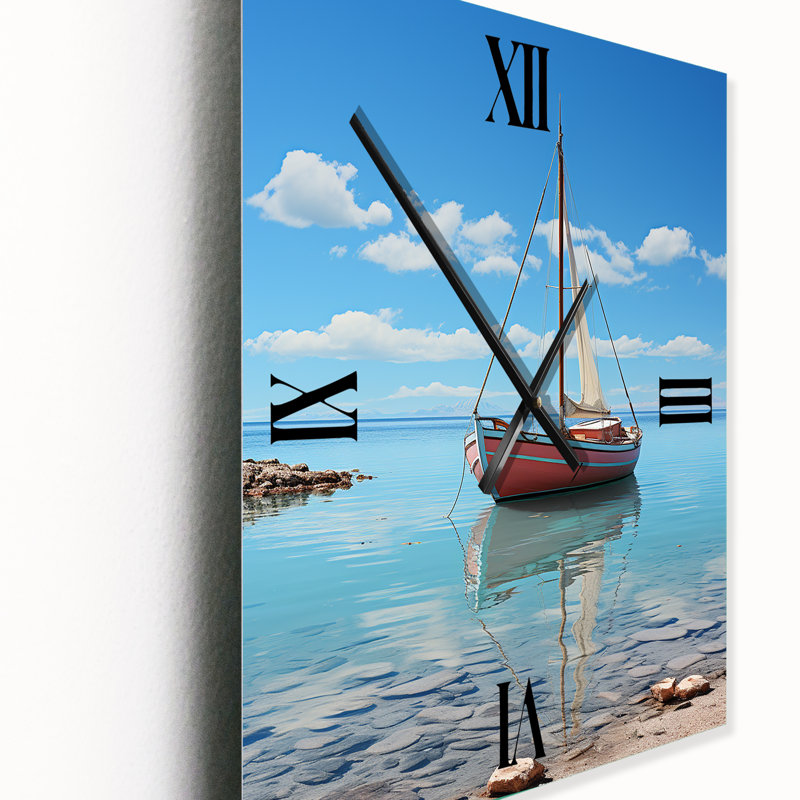 Horloge murale bord de mer Horizon, Très grand