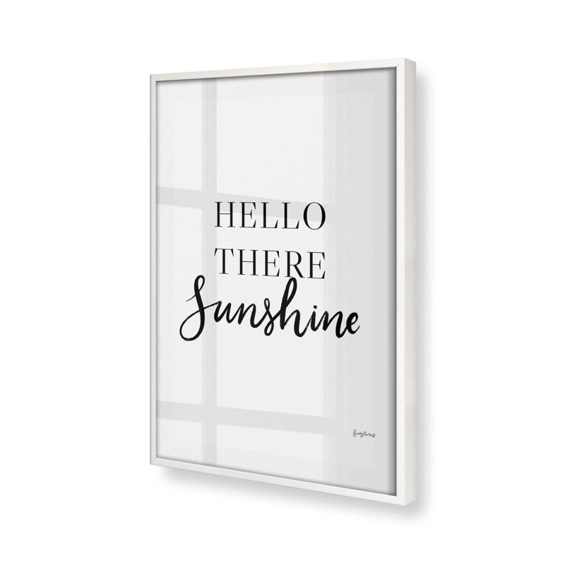 " Bright Beginnings " Print, Opaque White, 21" H x 17" W