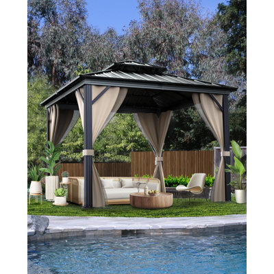 Hardtop Gazebo 12 ft x12 ft for All Weather