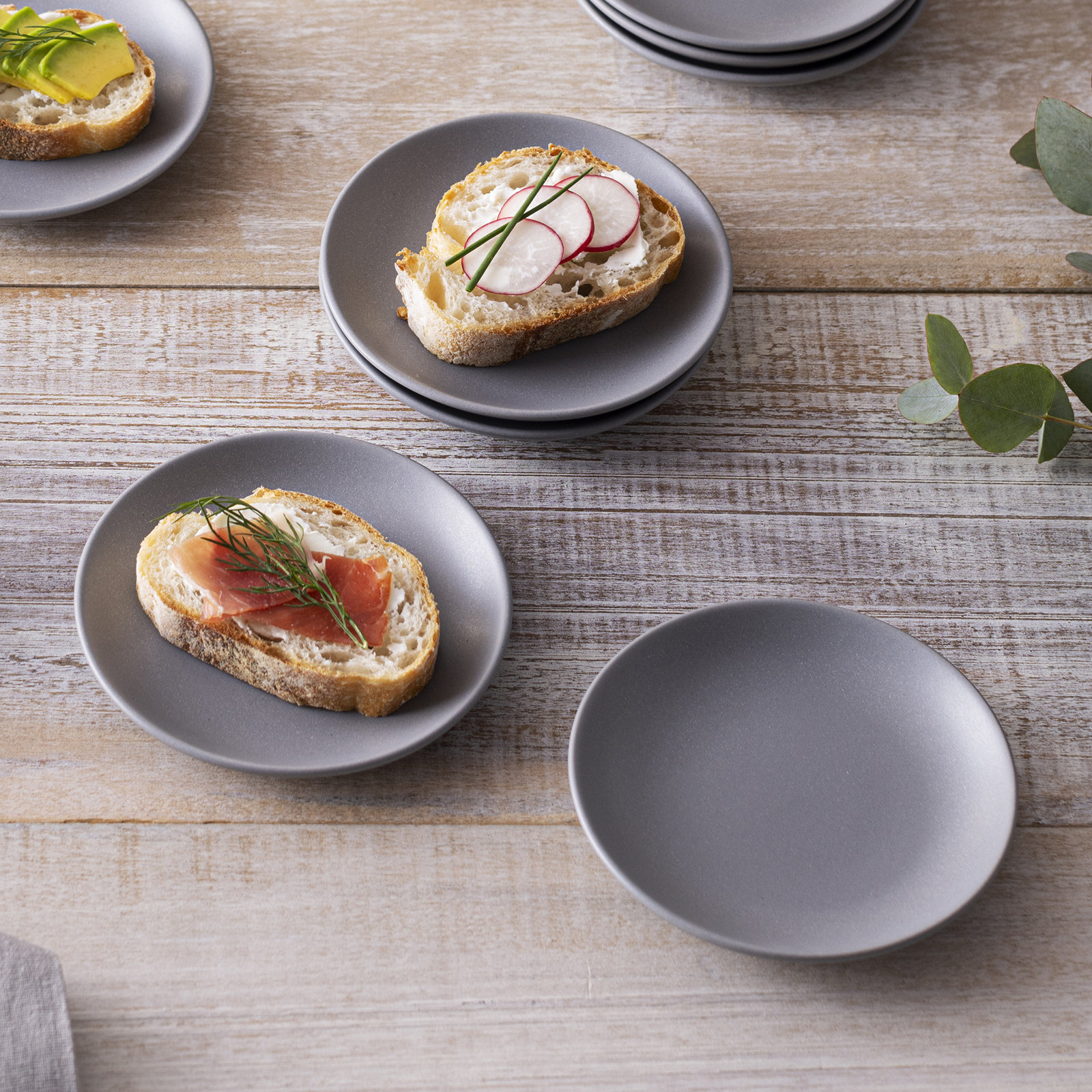 Colorwave 5" Appetizer Plate, Slate