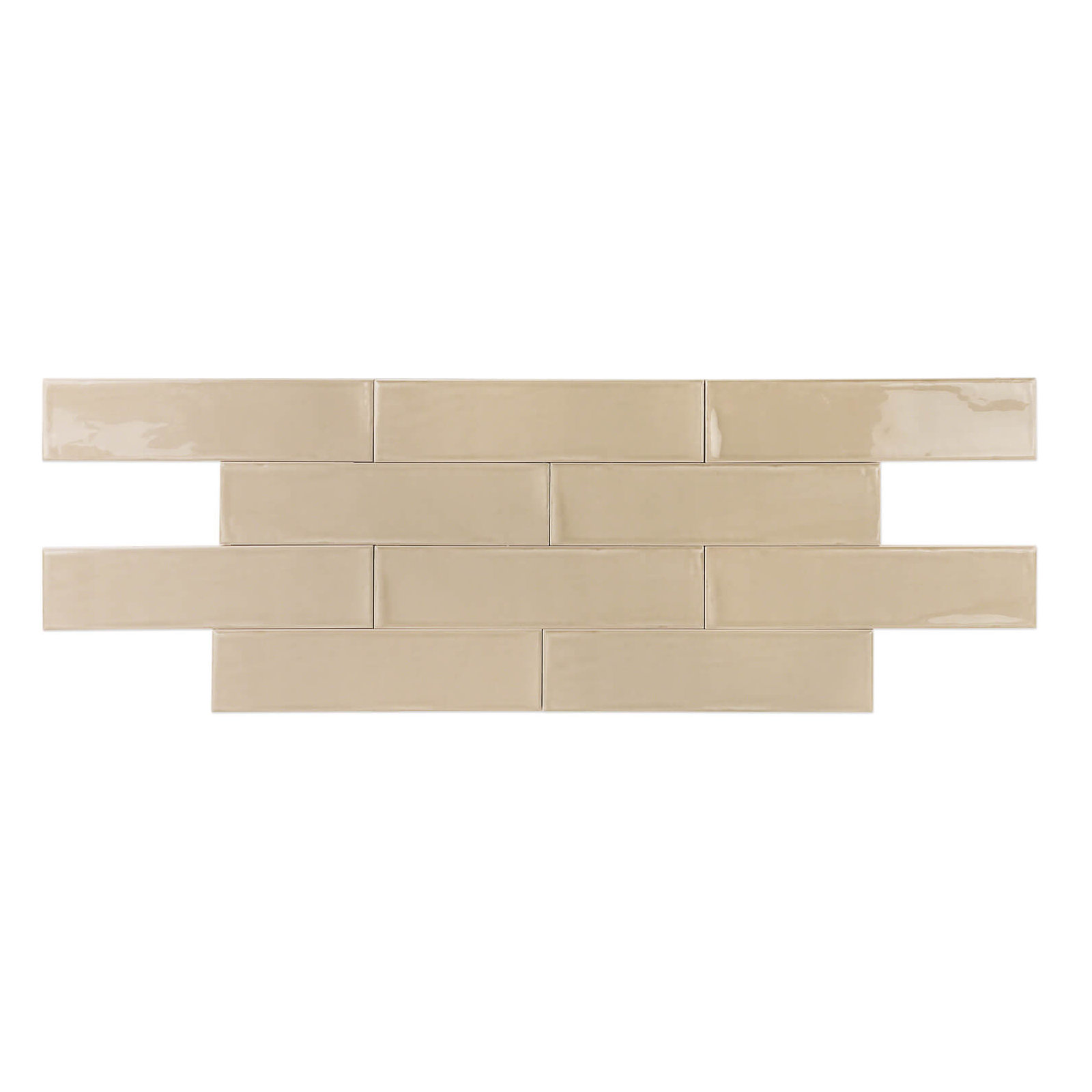 Midland 3'' W x 12'' L Polished Ceramic Subway Tile (5.38 sq. ft. / box), Fawn