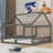 Nalani Twin House Platform Beds, Two Shared Beds-201098219