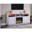 Console de meuble télé avec chauffeur, éclairage DEL, armoires, tablettes l 70 po Ambrogio-1521053027