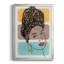 «Head Wrap I», toile encadrée de qualité supérieure - prête à être accrochée-935308145-935308150