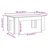 Abraar Engineered wood Four Leg Single Coffee Table-1164006482