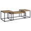 Ensemble de tables basses 3 pièces Rosey Mango