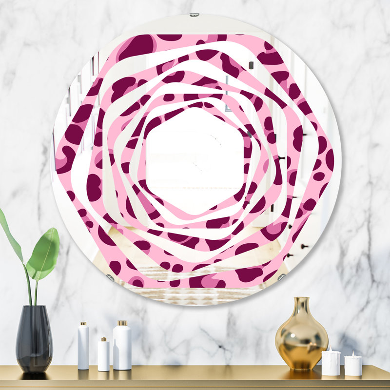 Miroir mural Leopard, 31,5 po x 31,5 po