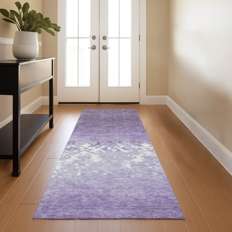 Premium Machine Washable Millbrook AMF1959 Damask Rug, Runner 2'3" x 7'6"