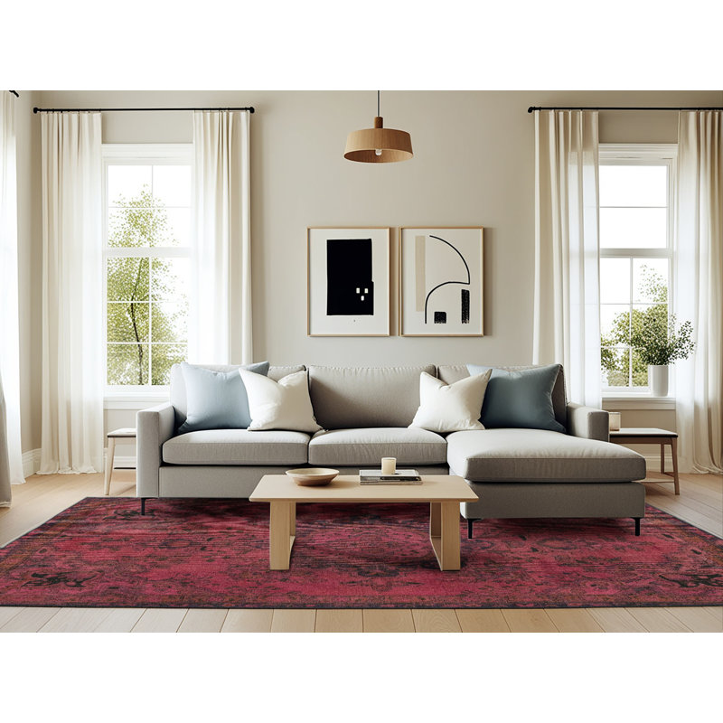 Abstract Indoor Rug, Rectangle 6' x 9'